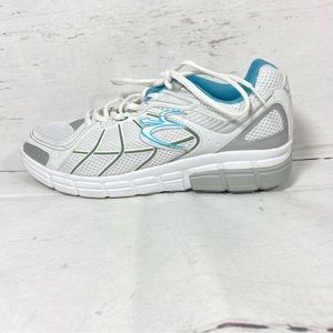 Gravity Defyer Super Walk Shoes Women’s 10 Blue White Gray Comfort Sneakers.